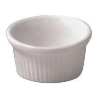 Diversified Ceramics DC844 Fluted Ramekin, White, Ceramic -
2-1/2"