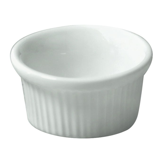 2oz FLT RAMEKIN-WHT(3)(DC844WH