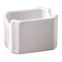 Diversified Ceramics AS-02 Sugar Packet Holder, White,
Ceramic - 3-3/4" x 2-1/2" *Discontinued*