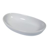 Diversified Ceramics DC519WH Oval Relish Dish, White,
Ceramic - 12 oz