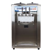 Donper D800H High Volume Soft Serve Ice Cream Machine, 2
Flavors, Stainless Steel - 230V