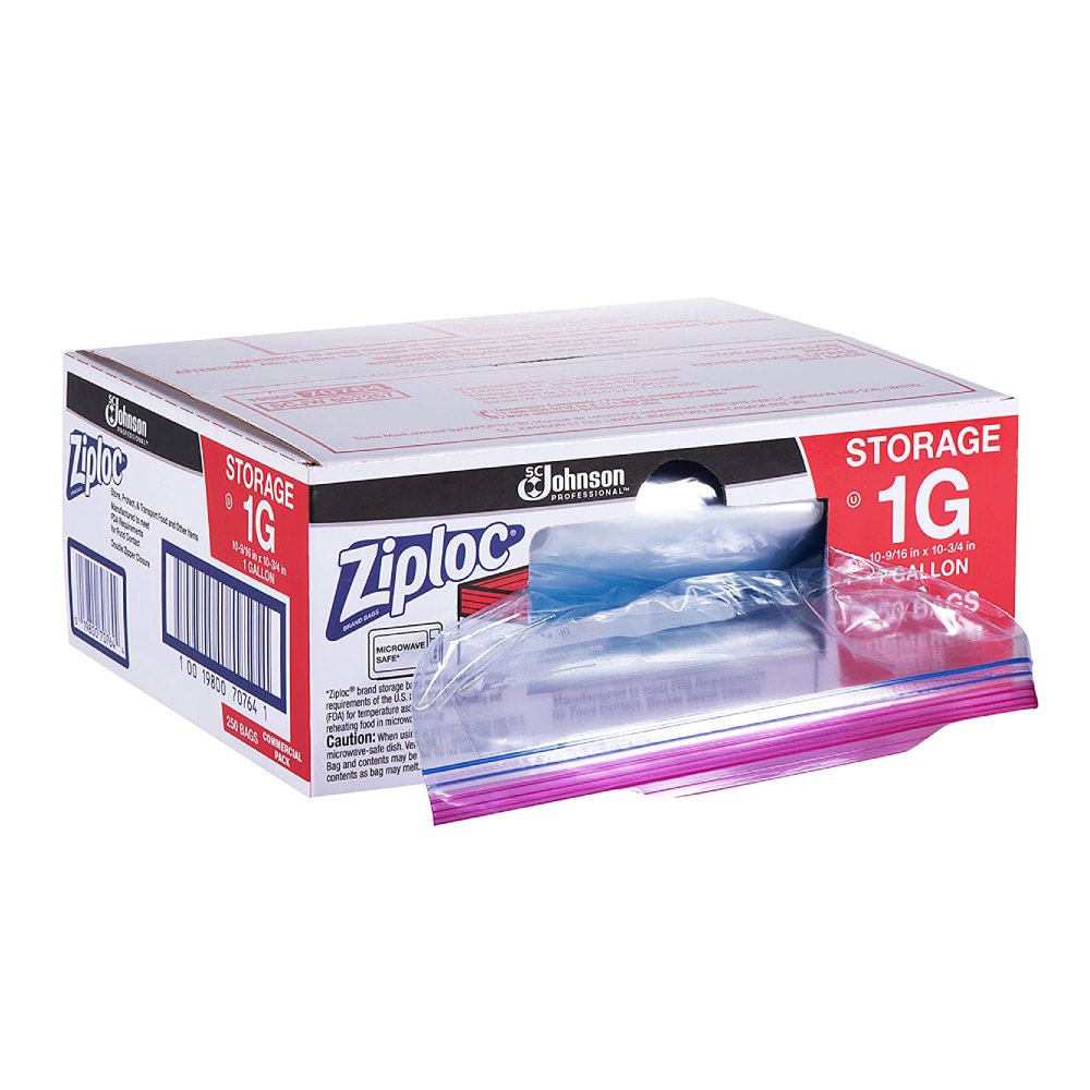 ZIP-LOC STORAGE BAG 1 GAL(250)