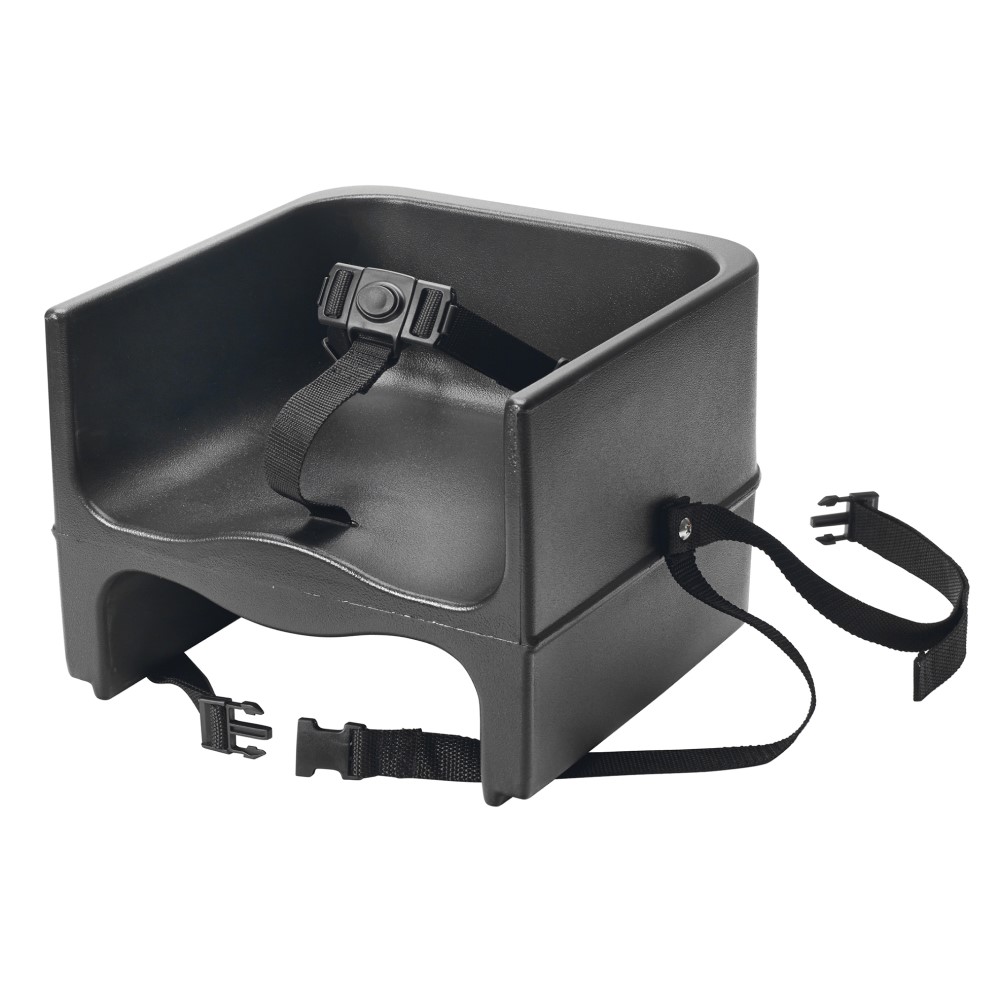 BOOSTER SEAT BLACK PLASTIC