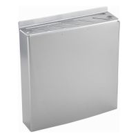 Winco KR-9 Knife Block Rack, 7 Slots, Stainless Steel - 12"
x 2-1/2" x 12-1/2"