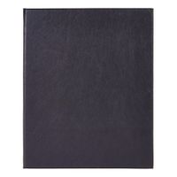 Winco LMD-811BK Double View Menu Cover, Black, Leather-Like
- 11" x 8-1/2"