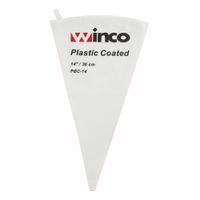 Winco PBC-14 Pastry Bag, Cotton Exterior/Plastic Interior -
14"