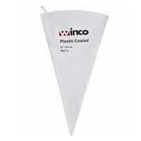 Winco PBC-21  Pastry Bag, Cotton Exterior/Plastic Interior -
21"