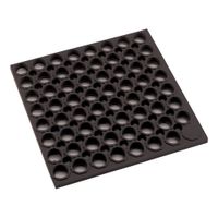 Winco RBMH-35K Floor Mat, Black, Rubber - 3' x 5' x 3/4"