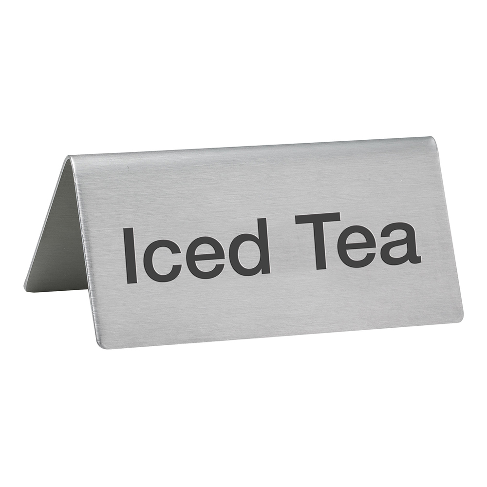 "ICED TEA" BEV TENT SIGN, S/S