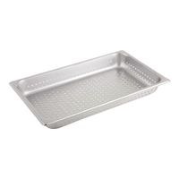 Winco SPFP2 Perforated Steam Pan, Stainless Steel, Full Size
- 2-1/2"