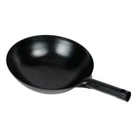 Winco WOK-36 Japanese Wok, Black, Carbon Steel - 16"