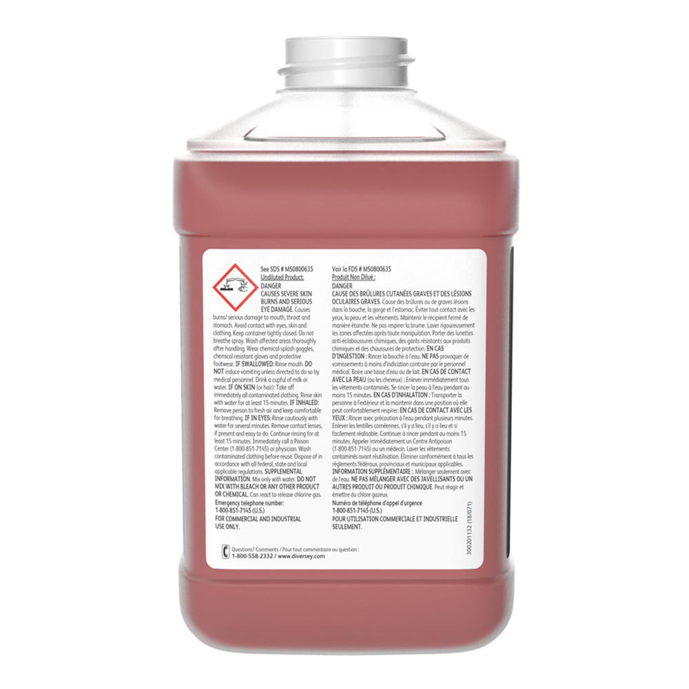 OptiFill Final Step Sanitizer - 2-1/2 L - Bargreen Ellingson