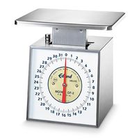 Edlund DF-2 Deluxe Portion Scale, Stainless Steel, Fixed
Dial - 32 oz x 1/4 oz