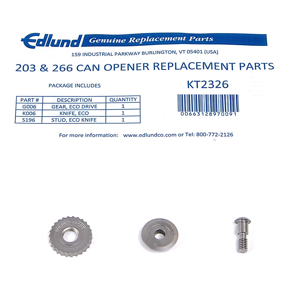 203/266 REPLACEMENT PARTS KIT