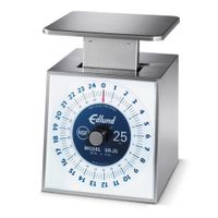 Edlund SR-25 Premier Portion Scale, Stainless Steel,
Rotating Dial - 25 lbs x 4 oz