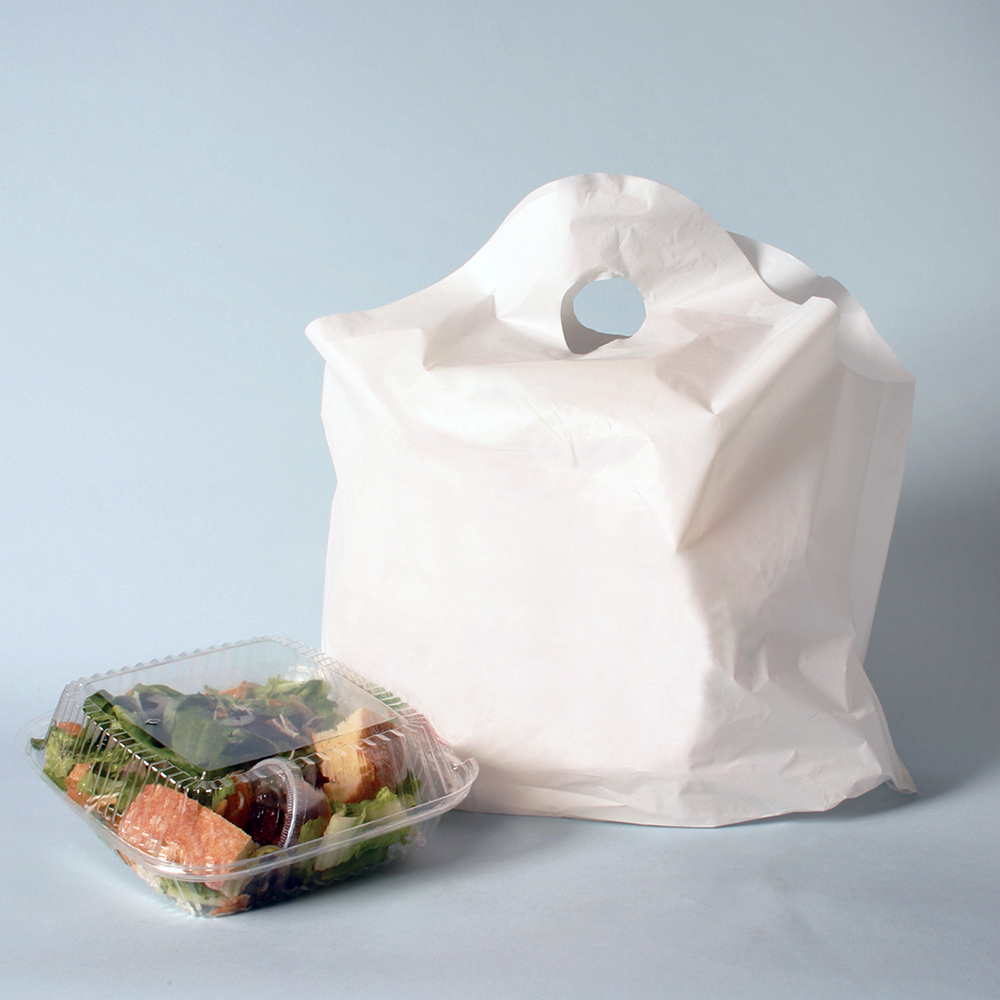 TOGO BAG PLASTIC W/HNDLS (500)