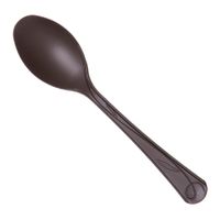 Eco-Products CGESVSPBR500 Compostable Spoon, Brown, CPLA -
7"