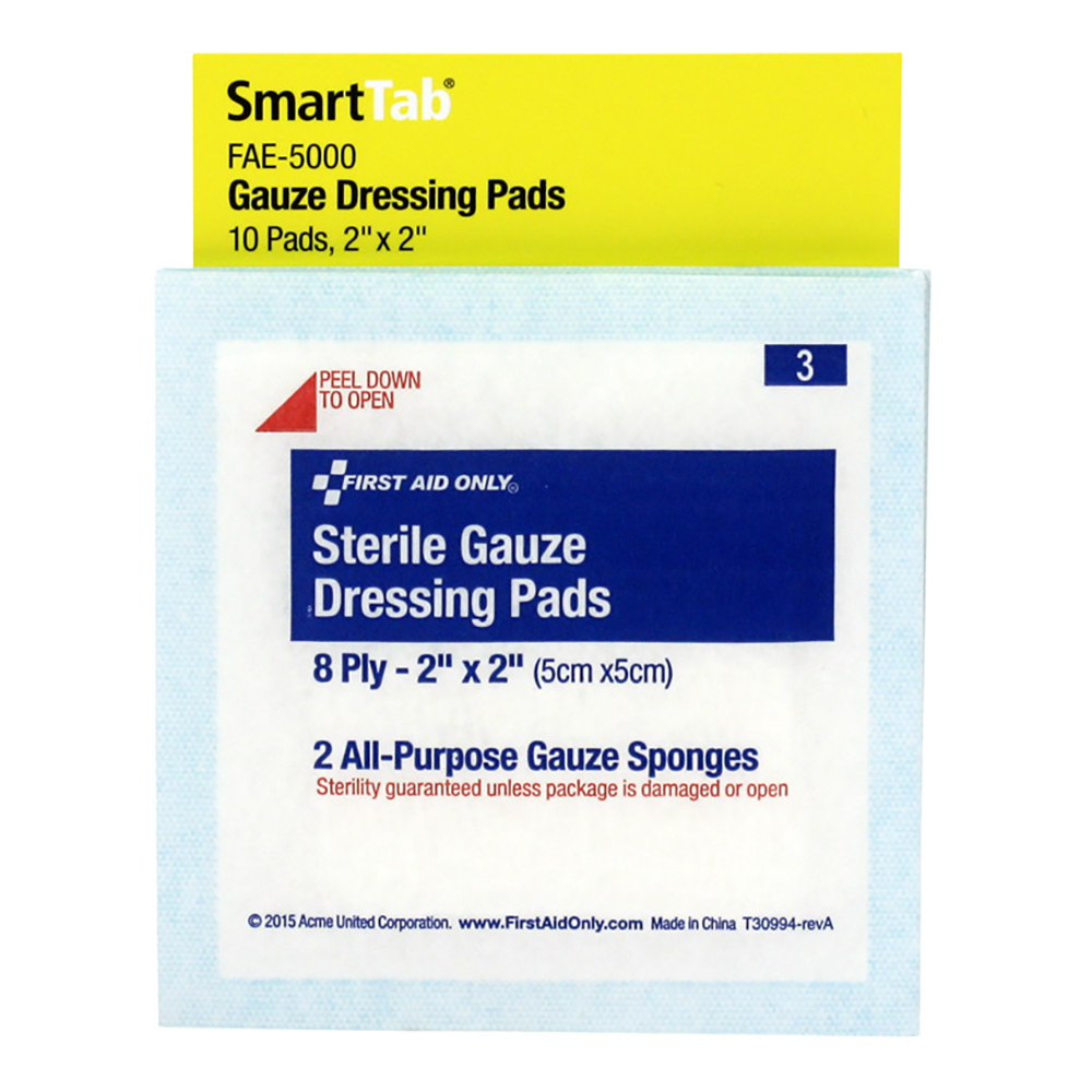 GAUZE PADS 2"X2" 10CT (24)