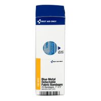 First Aid Concepts FAE-3010 Metal Detectable Bandages, Blue,
Fabric - 3" x 1"