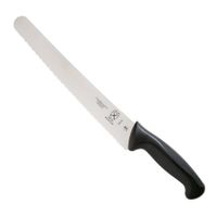 Mercer Culinary M23210 Millennia Wide Bread Knife, Black,
Stainless Steel/Rubber - 10"