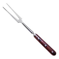 Mercer Culinary M26090 Praxis Fork, Rosewood, Stainless
Steel/Wood - 7-1/4"