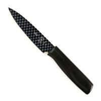 Mercer Culinary M33910B Paring Knife, Black, Stainless
Steel, Plastic (W/Sheath) - 4"