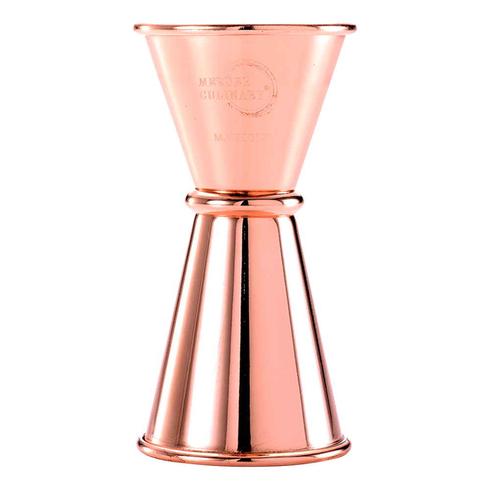BAR JIGGER 1/2 & 3/4OZ COPPER