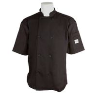 Mercer Culinary M60013BKM Millennia Shirt, Black,
Poly-Cotton - Medium