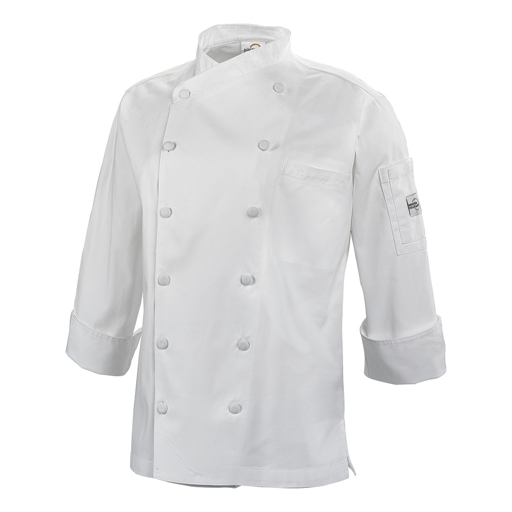 CHEF COAT,WOMEN,WHT,MEDIUM,LNG