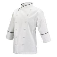 Mercer Culinary M62050WBM Renaissance Womans Scoop Neck
Jacket, White, Poly-Cotton - Medium