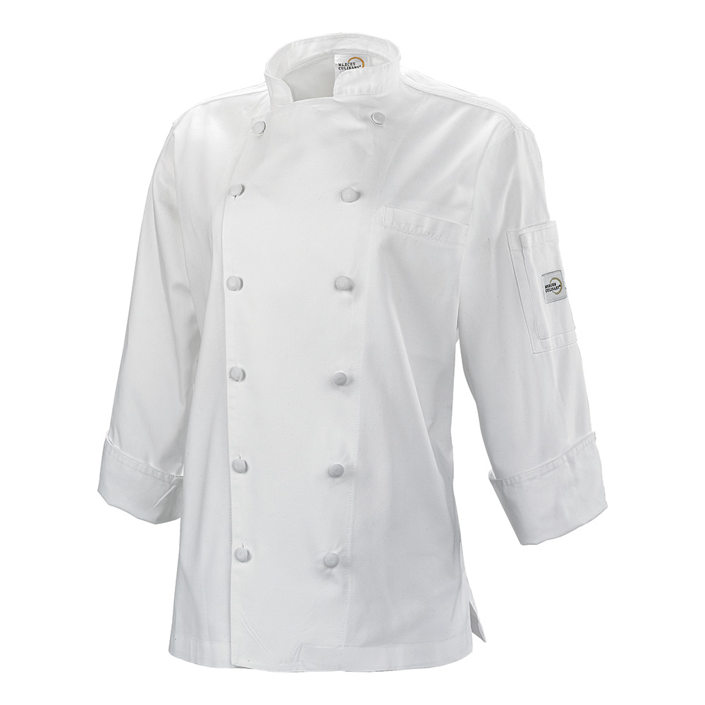 RENAISSANCE CHEF COAT 2XL WHIT