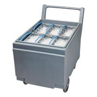 Follett ROTOCART SmartCart 240 for Slope Front, Upright and
ITS Bin models, Polycarbonate - 240 lb capacity