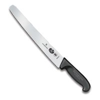 Victorinox 5.2933.26 Bread Knife, Black, Stainless Steel,
Fibrox Handle - 10-1/4"