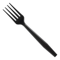 Fineline Settings 42CBUF Conserveware Bio Fork, Black, CPLA
- 6-1/2"