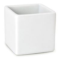 Front of the House ASC015WHP23 Square Canvas Ramekin, White,
Porcelain - 3 oz