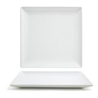 Front of the House DAP017WHP23 Mod Square Plate, White,
Porcelain - 8-1/4"