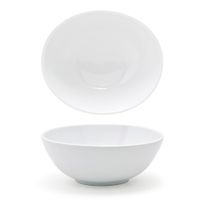 Front of the House DBO035WHP13 Ellipse Bowl, White,
Porcelain - 16 oz