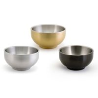 Front of the House DBO068BSS22 Harmony Footed Bowl,
Stainless Steel - 6 oz