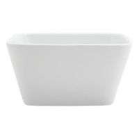 Front of the House DBO123WHP23 Mod Bowl, Square, White,
Porcelain - 20 oz; 5"x 5"