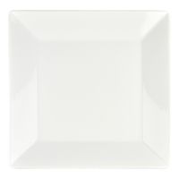 Front of the House DDP055WHP22 Square Kyoto Plate, White,
Porcelain - 9" x 9"