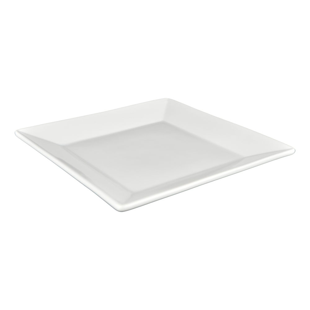 9" SQ PLATE WHT KYOTO (.5)