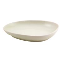 Front of the House DSP032BEP23 Kiln Oval Plate, Vanilla
Bean, Porcelain - 8" x 6" x 1" *Discontinued*