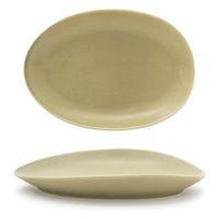 Front of the House DSP033GRP22 Tides Plate, Sea Grass,
Porcelain - 8" x 5-1/2" x 1-1/4"