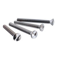 FMP 715-0820 One Way Screw, Steel, Thread 8-32, Pack of 4 -
1-1/2"