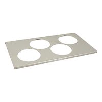 FMP 280-2111 Portion Pal Organizer, 4 Holes, Stainless Steel
- 12-7/8" x 7"