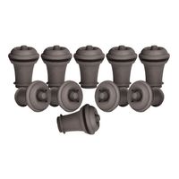 Franmara 7773 Vacu-Vin Wine Stopper, Gray, Rubber - 10 sets