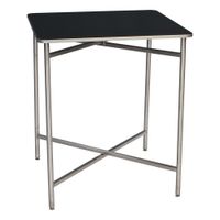 Forbes Industries 7037ES-42 EcoFlex Essentials Square Table,
Black, Laminate/Stainless Steel - 36" x 36" x 42"