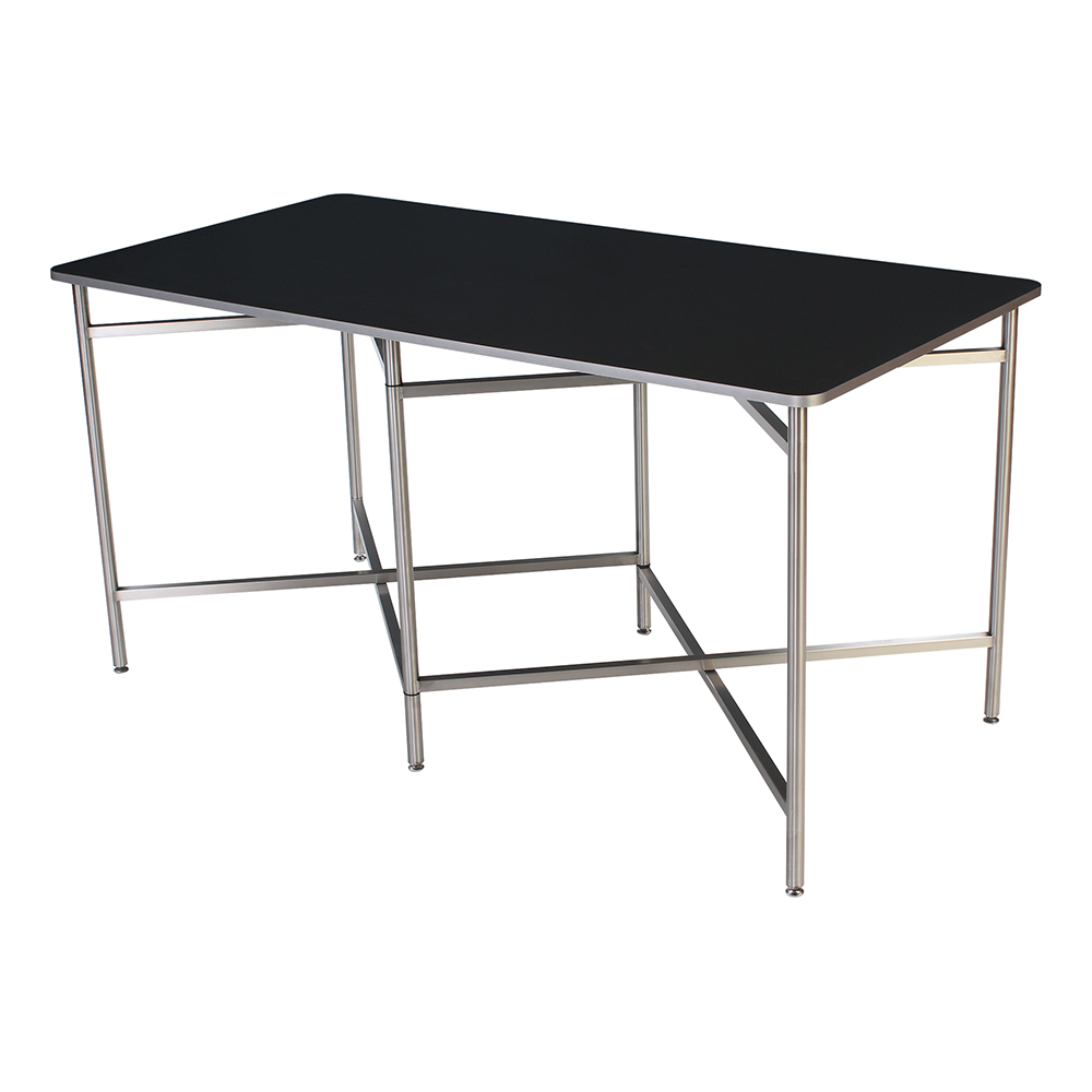ECOFLEX RECT TABLE BLK TOP