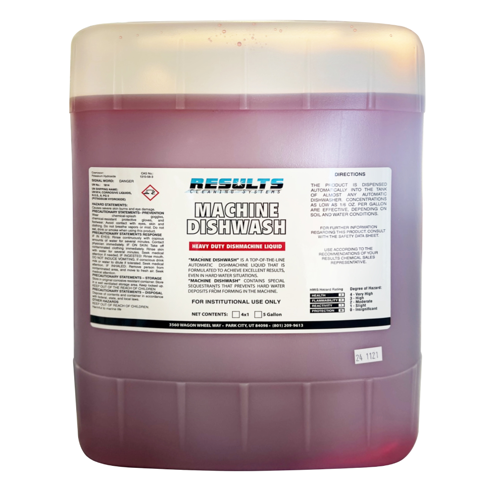 RESULTS DISHWASH DETERGENT 5GA