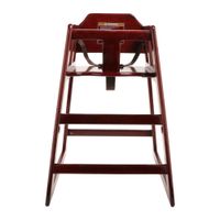 G.E.T. Enterprises HC-100-MOD-W-P High Chair, Walnut, Wood -
19-5/8" x 19-3/4" x 29"